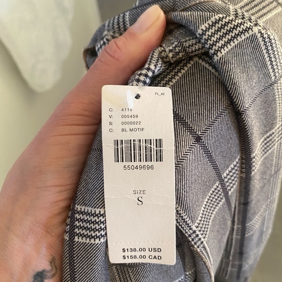 Anthropologie BlankNYC Plaid Blazer Jacket - Picture 4 of 4